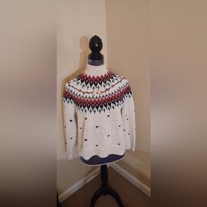 Hand knit, Nordic style sweater